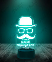 lampka_3d_led_plexido_prezent_na_dzień_mężczyzny_wąs