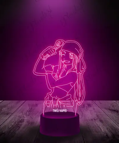 Lampka LED 3D Plexido Winry Rockbell - 3