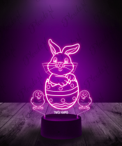 Lampka LED 3D Plexido Zajączek Wielkanocny - 1