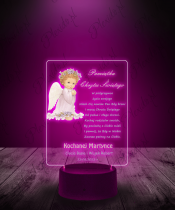 Lampka LED 3D Plexido Pamiątka Chrztu Świętego Prezent - 4