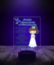 Lampka LED Plexido Komunia Święta Pamiątka Dla Dziewczynki - 1