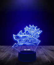 Lampka LED 3D Plexido Naruto Sasuke Kusza - 1
