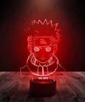 Lampka LED 3D Plexido Naruto Twarz