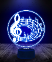 Lampka LED 3D Plexido Melodia