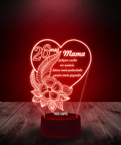 Lampka LED 3D Plexido Prezent na Dzień Matki - 2