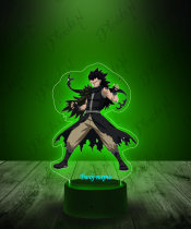Lampka LED 3D Plexido z Nadrukiem Fiary Tail Gajeel Redfox