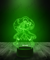 Lampka LED 3D Plexido Fairy Tail Gajeel Redfox - 3