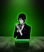Lampka LED 3D Plexido z Nadrukiem Sebastian Michaelis Kuroshitsuji