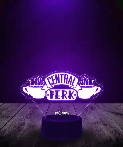 Lampka LED 3D Plexido Przyjaciele Central Perk