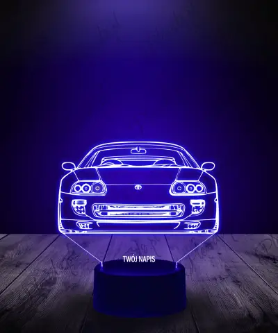 Lampka LED 3D Plexido Samochód Toyota Supra