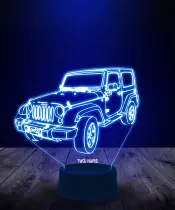 Lampka LED 3D Plexido Jeep Terenówka