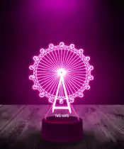 Lampka LED 3D Plexido Karuzela Diabelski Młyn