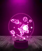 Lampka LED 3D Plexido Astronauta Kosmos