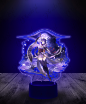 Lampka LED Plexido z Nadrukiem Genshin Impact Raiden