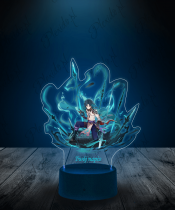 Lampka LED Plexido z Nadrukiem Genshin Impact Xiao