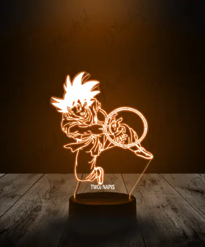 Lampka LED 3D Plexido Dragon Ball Goku Obręcz