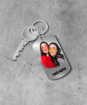 Personalizowany Brelok Metalowy Twoje Zdjęcie