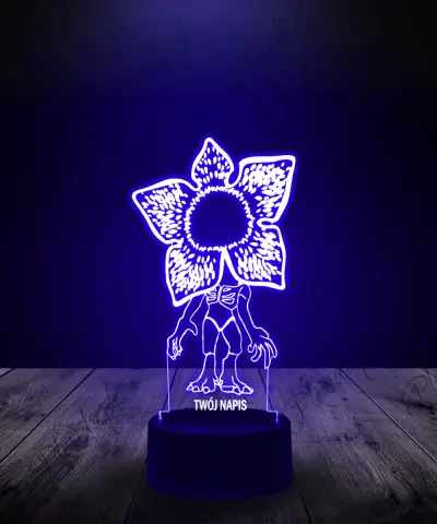 Lampka LED 3D Plexido Demogorgon Stranger Things