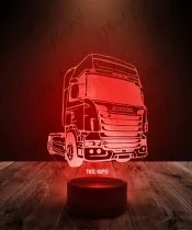 Lampka LED 3D Plexido Ciężarówka Scania Tir