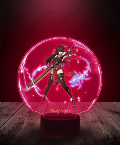 Lampka LED Plexido z Nadrukiem Genshin Beidou