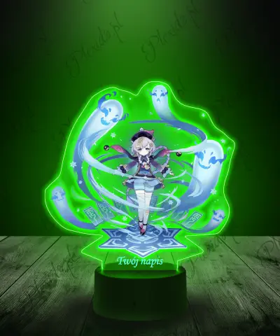 Lampka LED Plexido z Nadrukiem Genshin Impact Qiqi