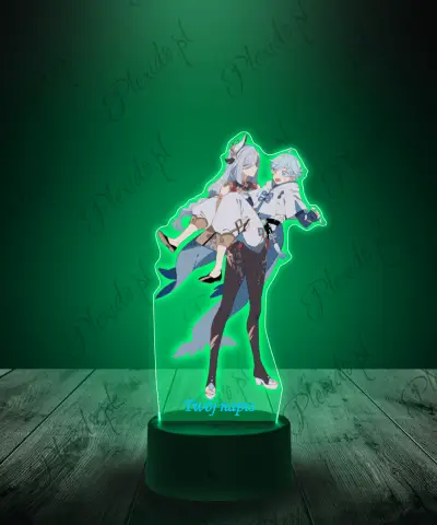 Lampka LED Plexido z Nadrukiem Shenhe Genshin Impact