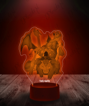 Lampka LED 3D Plexido Trzy Pokemony
