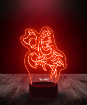 Lampka LED 3D Plexido Mała Syrenka Sebastian - 2