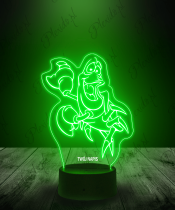 Lampka LED 3D Plexido Mała Syrenka Sebastian - 3