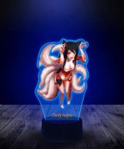 Lampka LED Plexido z Nadrukiem League of Legends Ahri