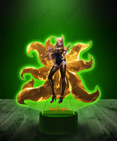 Lampka LED Plexido z Nadrukiem League of Legends Ahri KDA