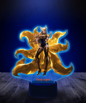 Lampka LED Plexido z Nadrukiem League of Legends Ahri KDA