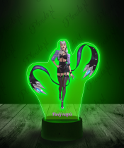 Lampka LED Plexido z Nadrukiem League of Legends Evelynn KDA