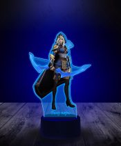 Lampka LED Plexido z Nadrukiem League of Legends Ashe