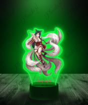 Lampka LED Plexido z Nadrukiem League of Legends Ahri Serca