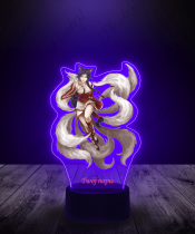 Lampka LED Plexido z Nadrukiem League of Legends Ahri Serca