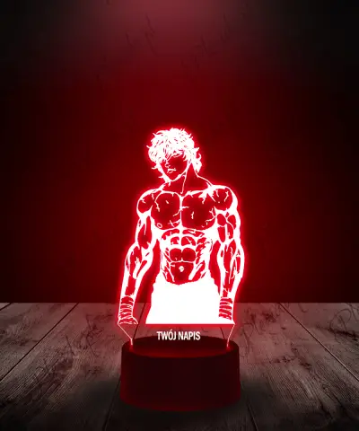 Lampka LED 3D Plexido Baki Hanma - 1