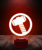 Lampka LED 3D Plexido Thor Młot