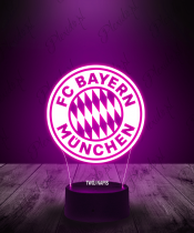 Lampka LED 3D Plexido Klub FC Bayern Munchen