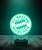 Lampka LED 3D Plexido Klub FC Bayern Munchen