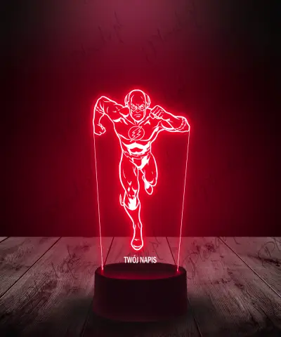 Lampka LED 3D Plexido The Flash Superbohater - 1