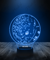 Lampka LED 3D Plexido Planeta Merkury