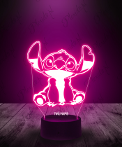 Lampka LED 3D Plexido Stich Bajka
