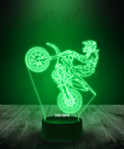 Lampka LED 3D Plexido Motocross