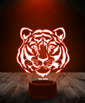 Lampka LED 3D Plexido Tygrys Syberyjski
