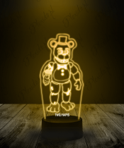 Lampka LED 3D Plexido Gra Fnaf Freddy Fazbear - 3