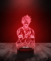 Lampka LED 3D Plexido Jujutsu Kaisen Yuji Itadori - 2