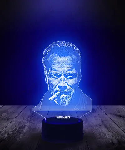 Lampka LED 3D Plexido Aktor Arnold Schwarzenegger