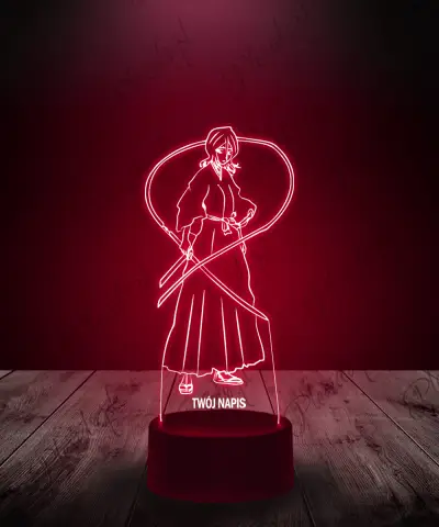 Lampka LED 3D Plexido Awesome Rukia Kuchiki Bleach