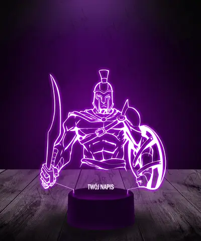 Lampka LED 3D Plexido Mitologia Ares